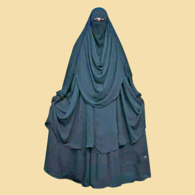 Jibab Borkha-Black-Free Size